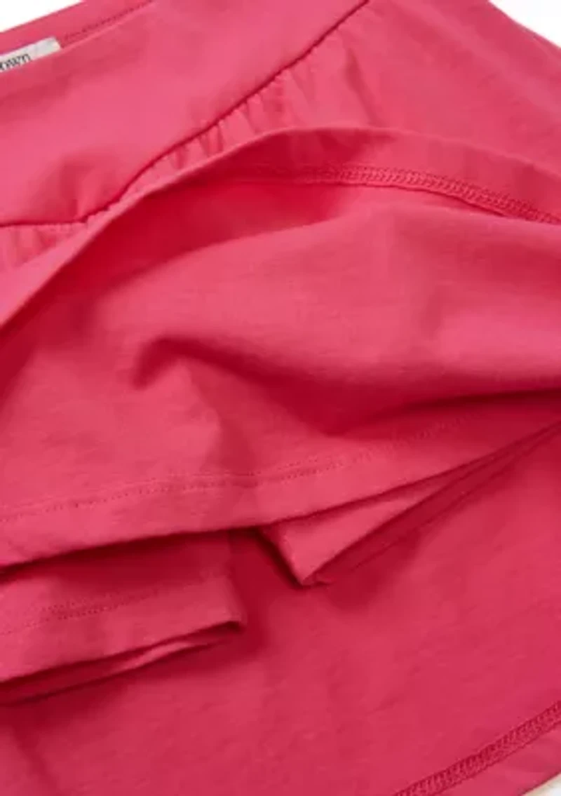 Girls 4-6x Solid Flutter Knit Skirt