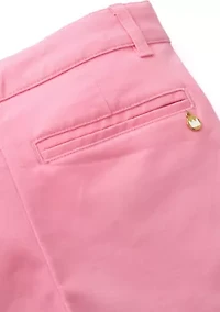Girls 4-6x Scallop Twill Shorts