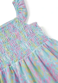 Girls 4-6 Smocked Knit Dress