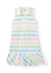 Girls 4-6x Sleeveless Knit Polo Dress