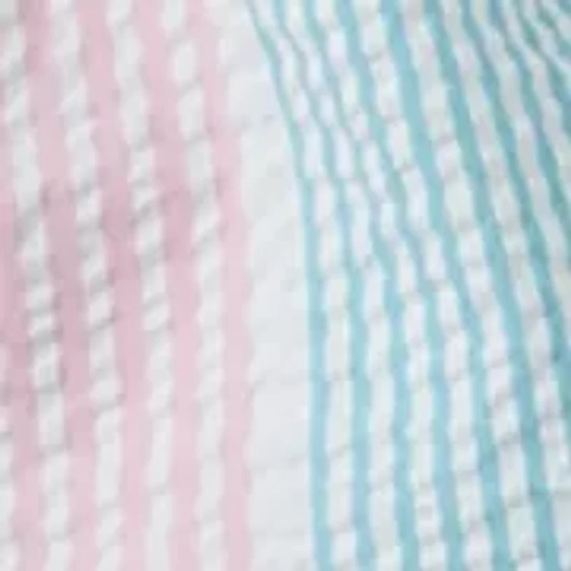 Girls 4-6 Bow Strap Seersucker Dress