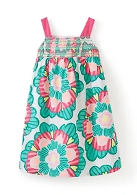 Girls 4-6 Smocked Swing Dress