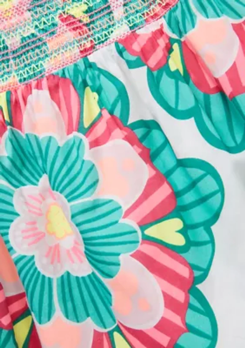 Girls 4-6 Smocked Swing Dress