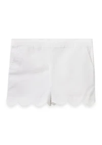 Girls 4-6x Scallop Shorts
