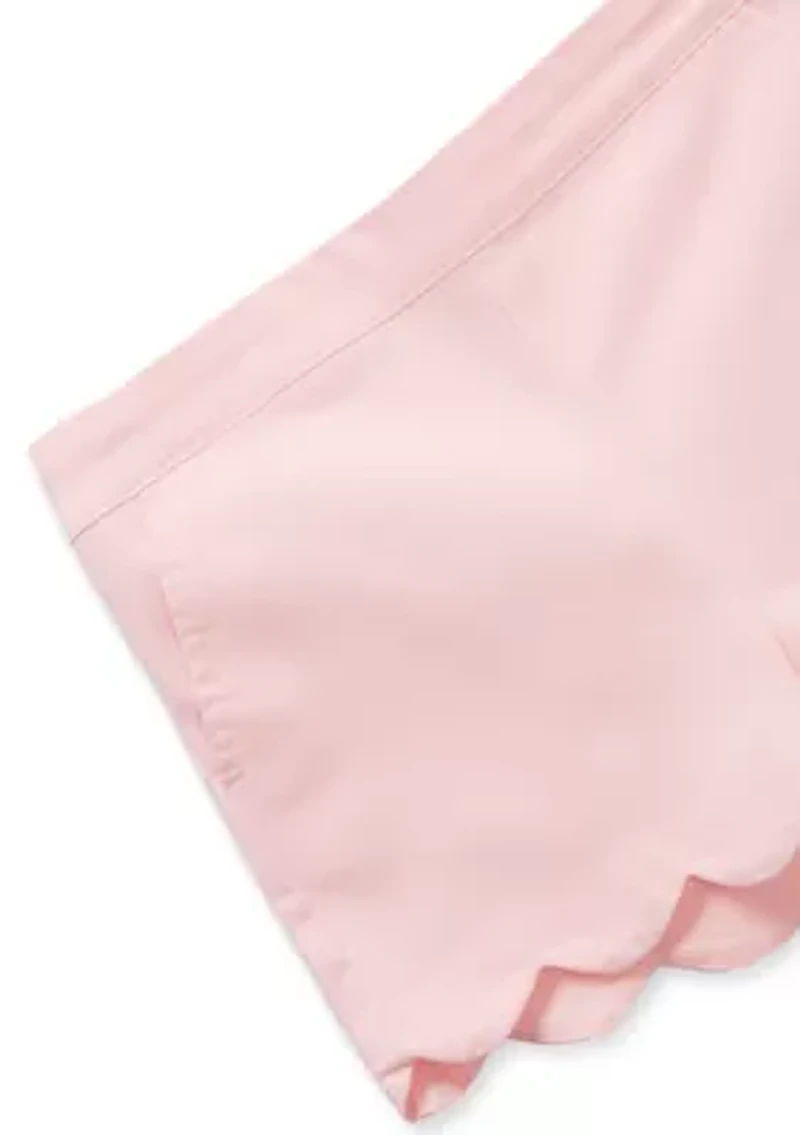 Girls 4-6x Scallop Shorts