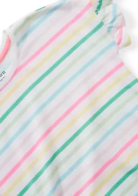 Girls 4-6x Ruffle Sleeve Essential T-Shirt