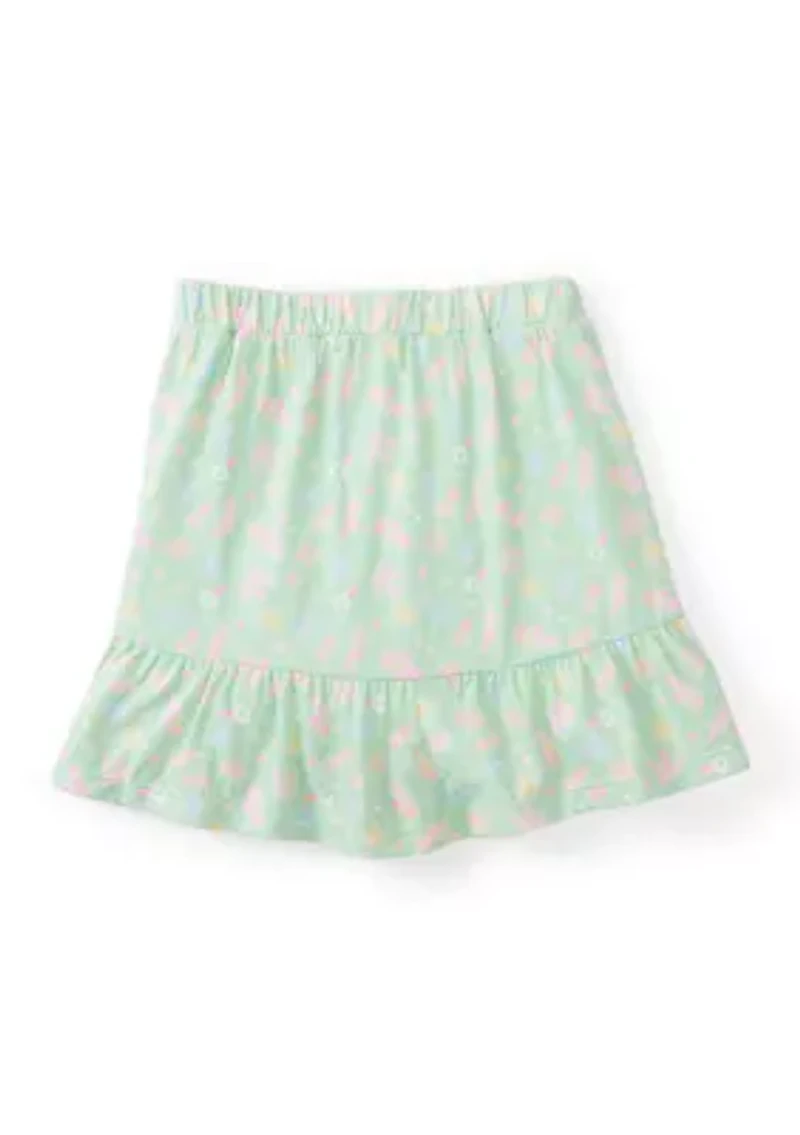 Girls 4-6x Printed Knit Skort