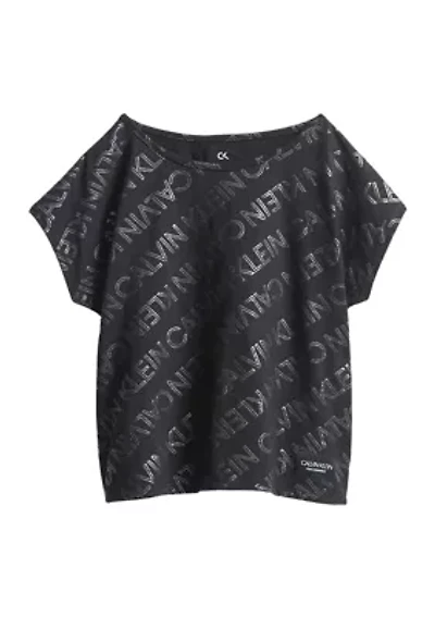 Girls 4-6x CK High Shine T-Shirt