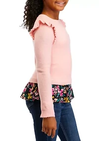 Girls 7-16 Fashion 2Fer Top