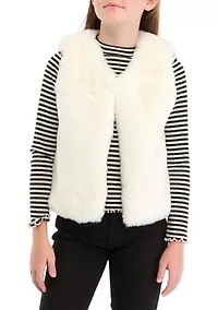 Girls 7-16 Fur Vest