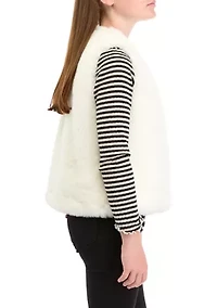 Girls 7-16 Fur Vest