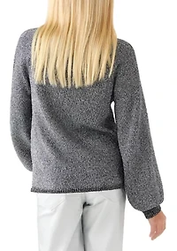 Girls 7-16 Twist Front Sweater