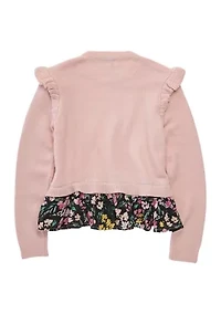 Girls 4-6x Fashion 2Fer Sweater