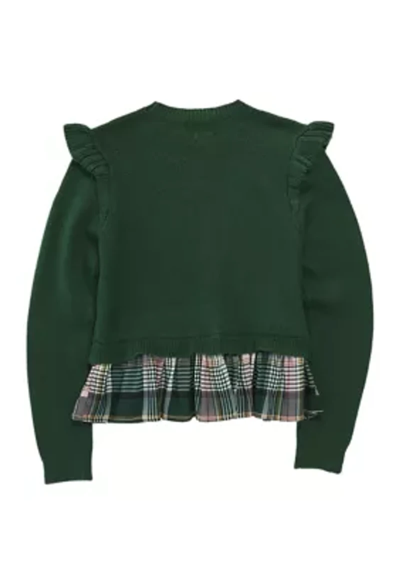 Girls 4-6x Fashion 2Fer Sweater