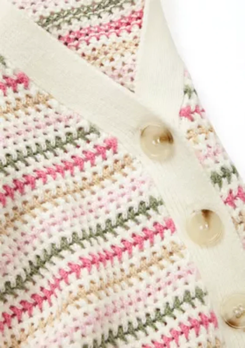Girls 7-16 Multi Colored Cardigan