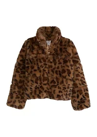 Girls 4-6x Fur Jacket