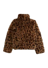 Girls 4-6x Fur Jacket
