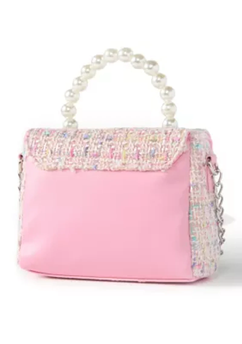 Girls Butterfly Quilted Crossbody