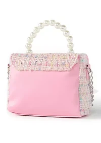 Girls Butterfly Quilted Crossbody