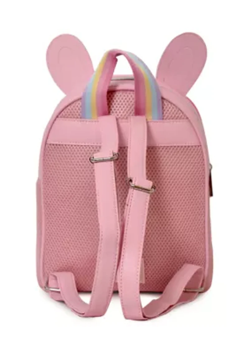 Girls Bunny Glitter Mini Backpack 