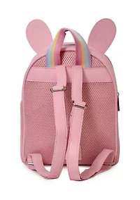 Girls Bunny Glitter Mini Backpack 