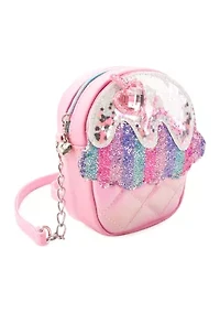 Cupcake Sequin Crossbody Bag