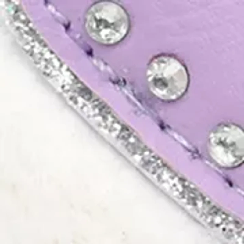 Girls Heart Flower Butterfly Crown Faux Fur Crossbody