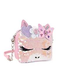 Girls Sequin Glitter Crossbody Bag