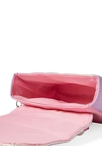 Heart Quilted Top Handle Crossbody