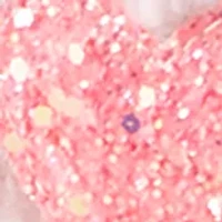 Heart Faux Fur Train Case