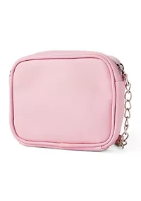 Rosette Pearl Crossbody Bag