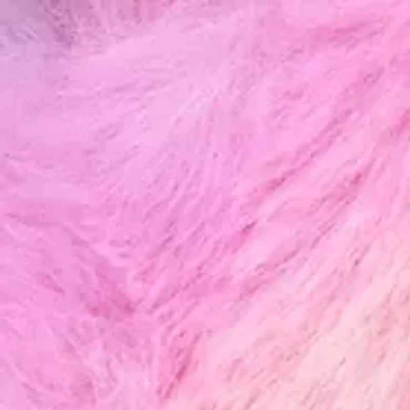 Teddy Daisy Ombré Faux Fur Rounded Crossbody Bag