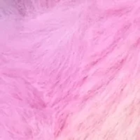 Teddy Daisy Ombré Faux Fur Rounded Crossbody Bag