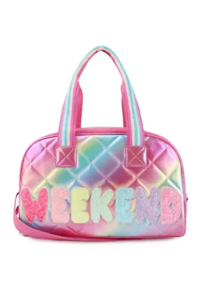 Girls Weekend Quilted Medium Duffel Bag