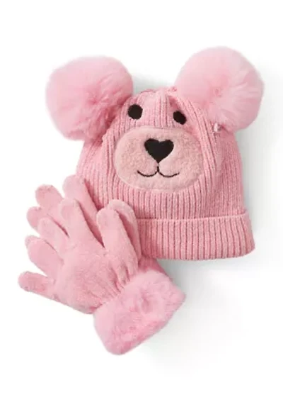 Girls Winny Hat and Gloves Set