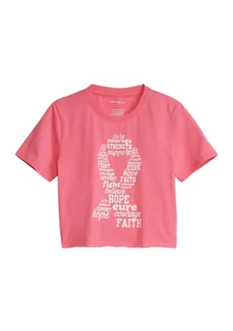 Girls 4-6x Breast Cancer Awareness Graphic T-Shirt