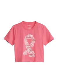 Girls 4-6x Breast Cancer Awareness Graphic T-Shirt