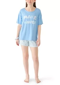 Girls 7-16 Make Waves 2-Piece Set