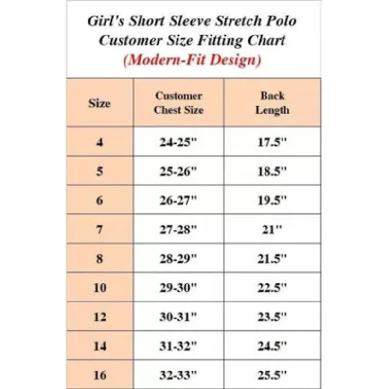 Girl's 3-Button Short Sleeve Stretch Pique Polo Shirts School Uniform -3 Pack