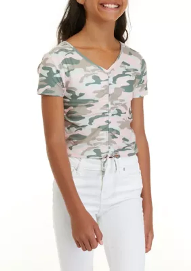 Girls 7-16 Printed Fashion Top