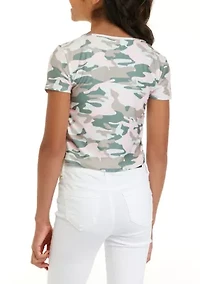 Girls 7-16 Printed Fashion Top