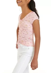 Girls 7-16 Printed Fashion Top