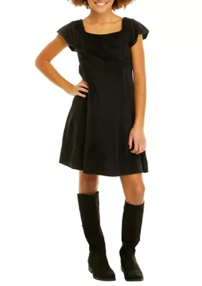 Girls 7-16 Plush Cozy Knit Dress
