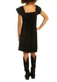 Girls 7-16 Plush Cozy Knit Dress