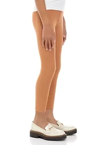 Girls 7-16 Pull On Ribbed Leggings