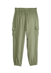 Girls 4-6x Soft Cargo Pants