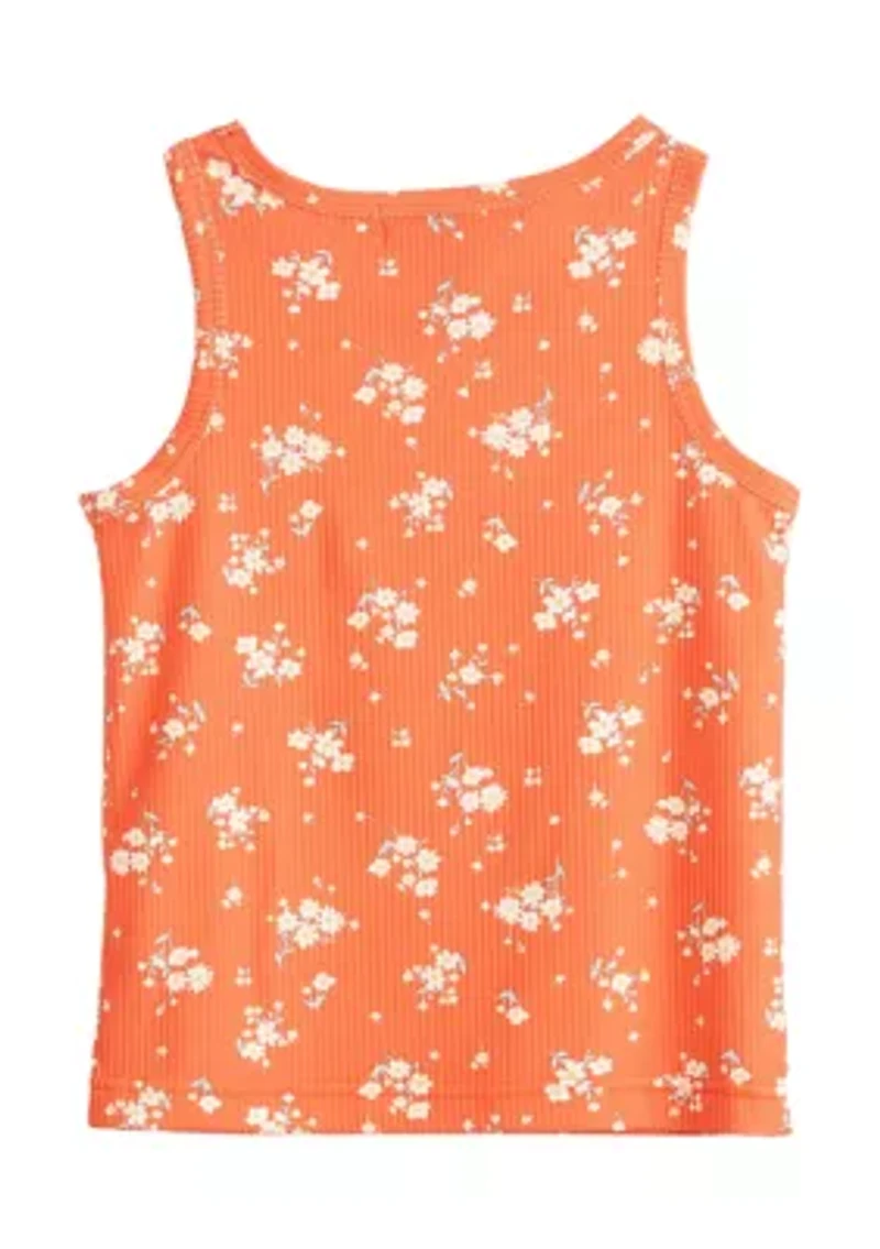 Girls 4-6x Sleeveless Yummy Rib Tank Top