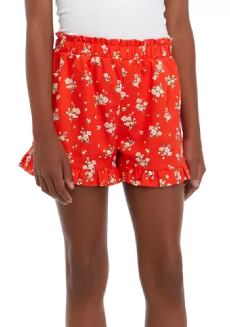 Girls 7-16 Pull On Soft Shorts