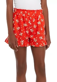 Girls 7-16 Pull On Soft Shorts