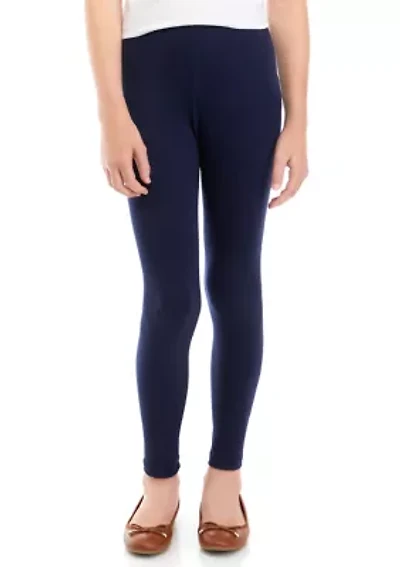 Girls 7-16 Solid Leggings